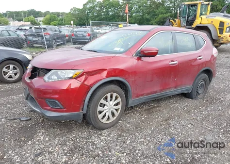 2015 Nissan Rogue S from USA, damaged, VIN KNMAT2MVXFP535107